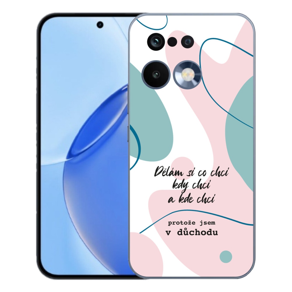 Gelový kryt mmCase na Realme 16 Pro - vtipný text 10 bílé pozadí