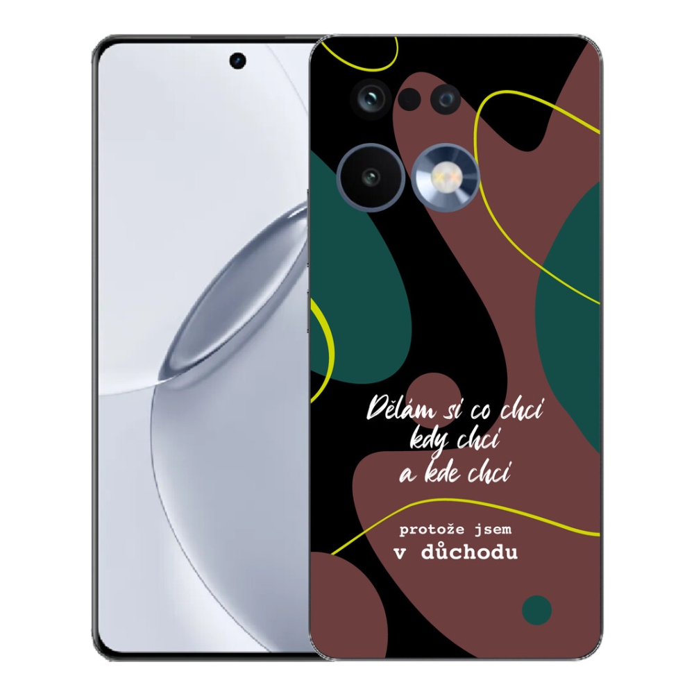 Gelový kryt mmCase na Realme 16 Pro+ - vtipný text 10 černé pozadí