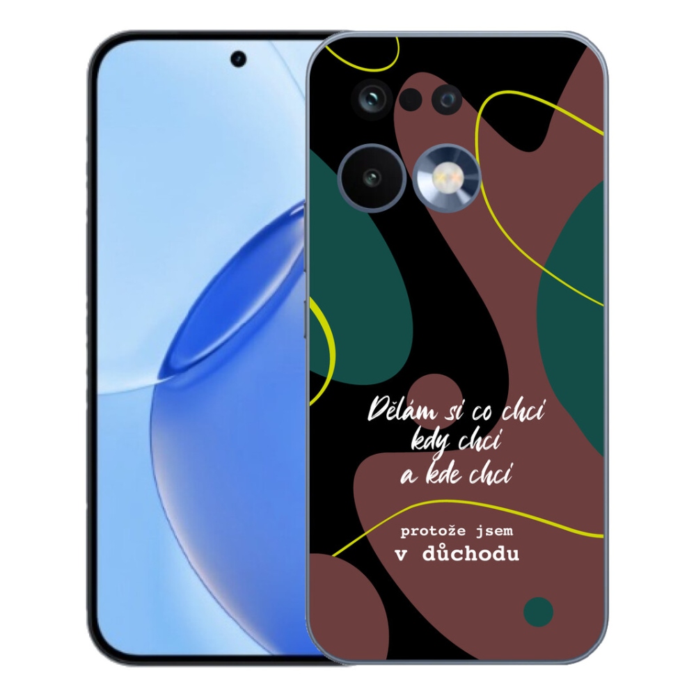 Gelový kryt mmCase na Realme 16 Pro - vtipný text 10 černé pozadí