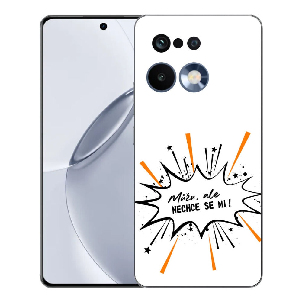 Gelový kryt mmCase na Realme 16 Pro+ - vtipný text 11 bílé pozadí