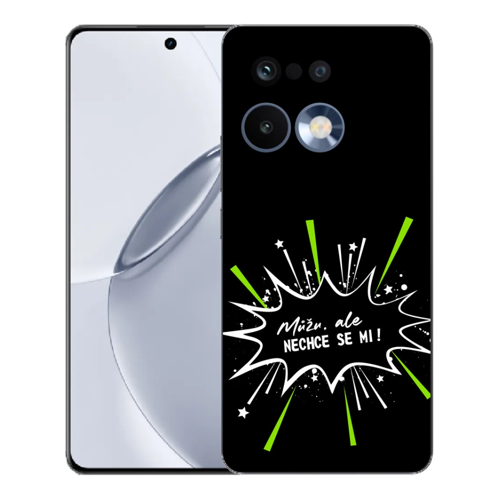 Gelový kryt mmCase na Realme 16 Pro+ - vtipný text 11 černé pozadí