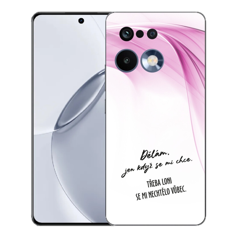 Gelový kryt mmCase na Realme 16 Pro+ - vtipný text 12 bílé pozadí