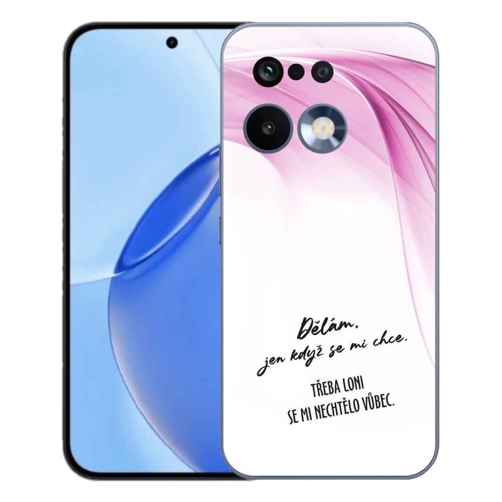 Gelový kryt mmCase na Realme 16 Pro - vtipný text 12 bílé pozadí