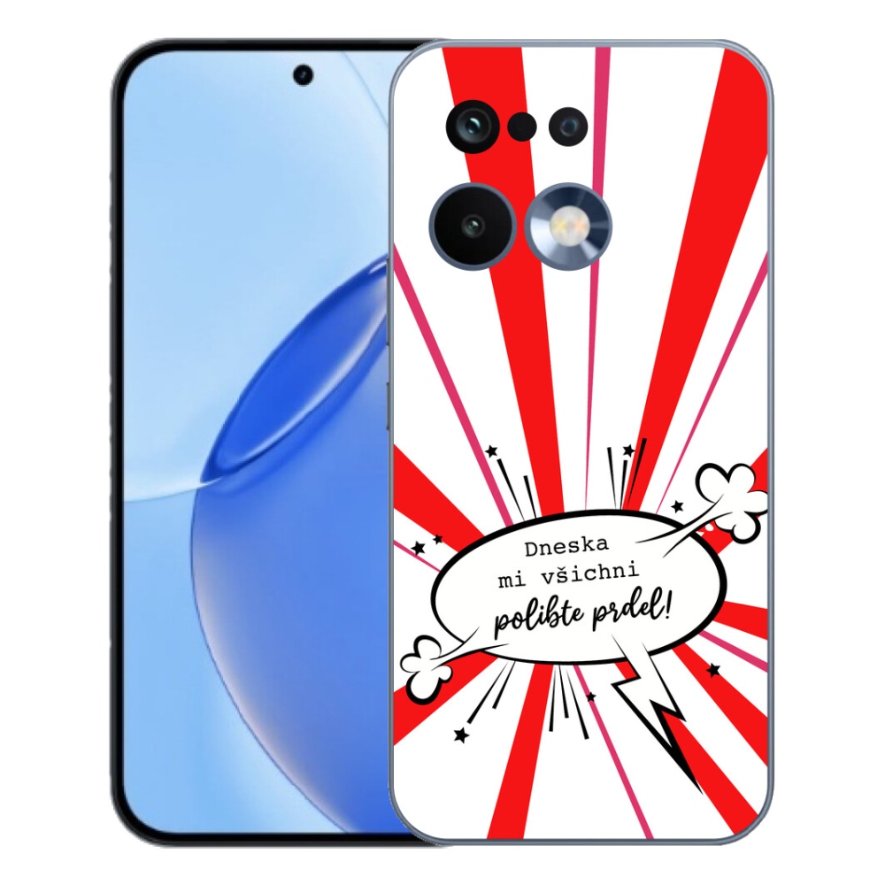Gelový kryt mmCase na Realme 16 Pro - vtipný text 15 bílé pozadí