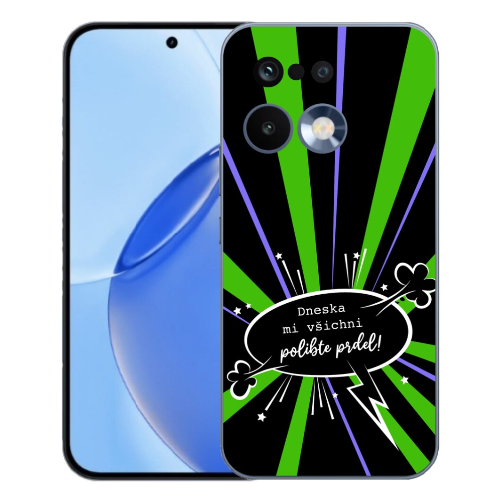 Gelový kryt mmCase na Realme 16 Pro - vtipný text 15 černé pozadí