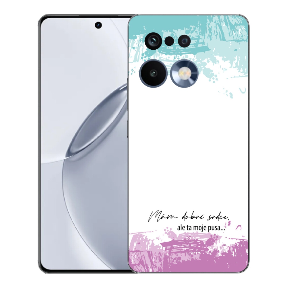 Gelový kryt mmCase na Realme 16 Pro+ - vtipný text 3 bílé pozadí