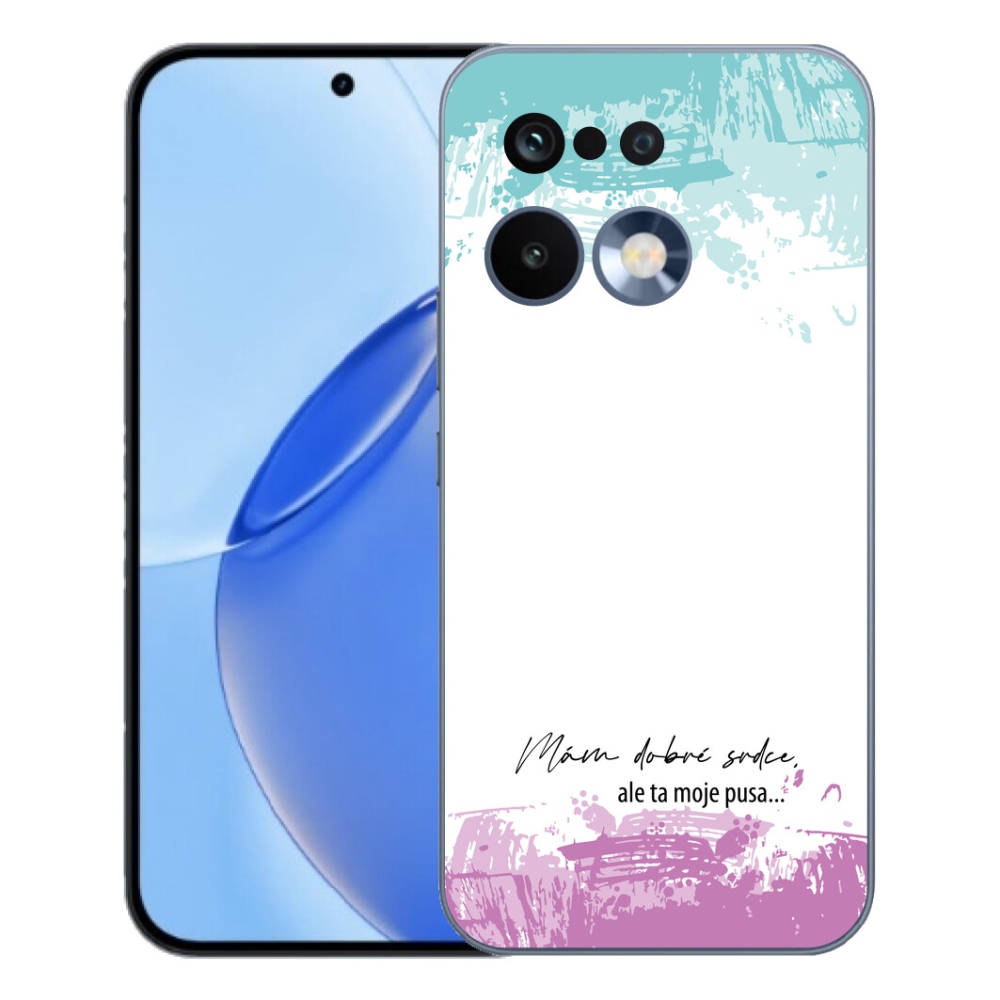 Gelový kryt mmCase na Realme 16 Pro - vtipný text 3 bílé pozadí