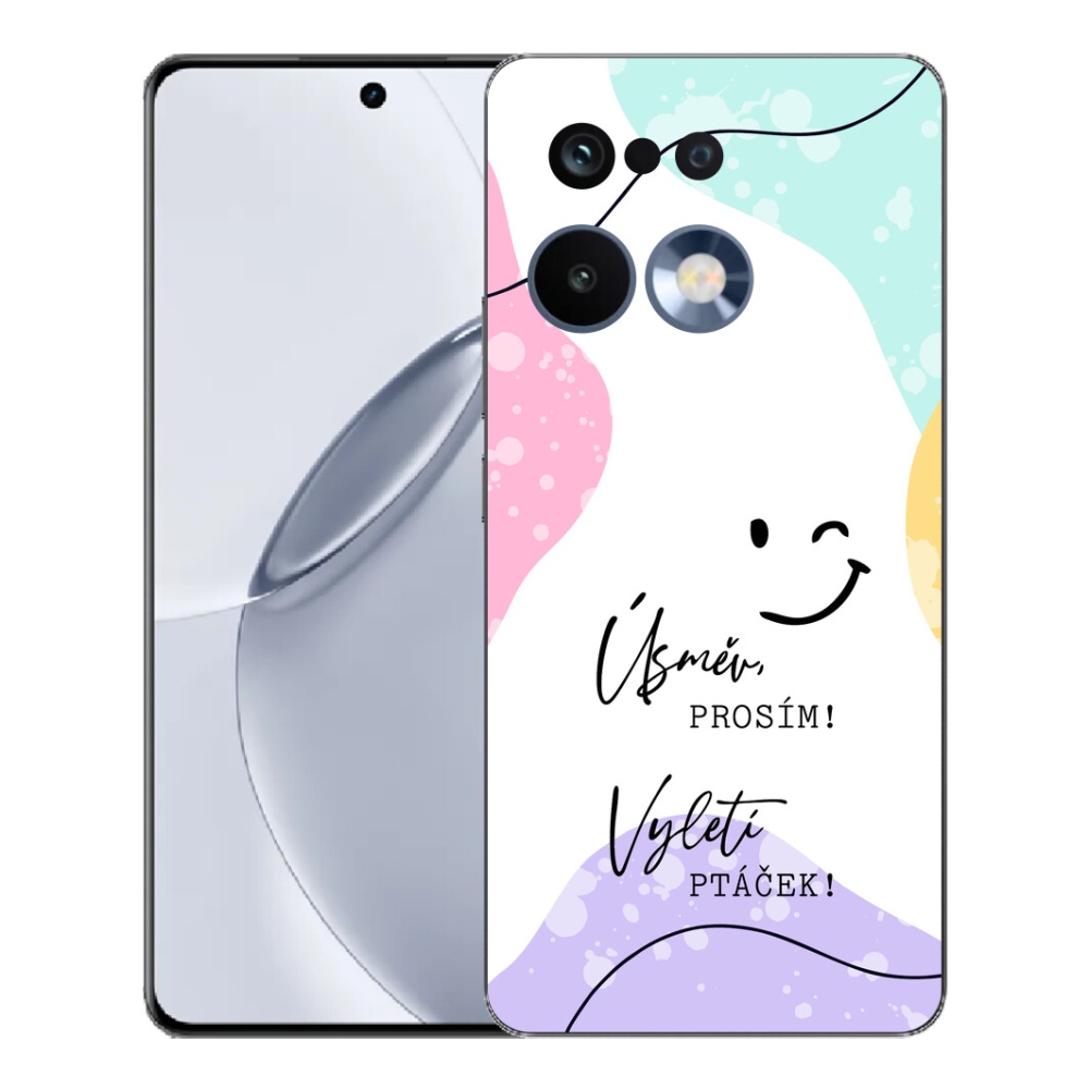 Gelový kryt mmCase na Realme 16 Pro+ - vtipný text 4 bílé pozadí