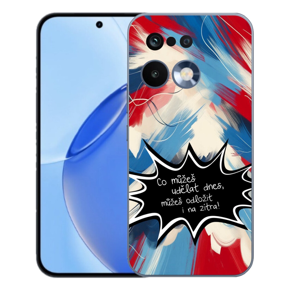 Gelový kryt mmCase na Realme 16 Pro - vtipný text 9 černé pozadí
