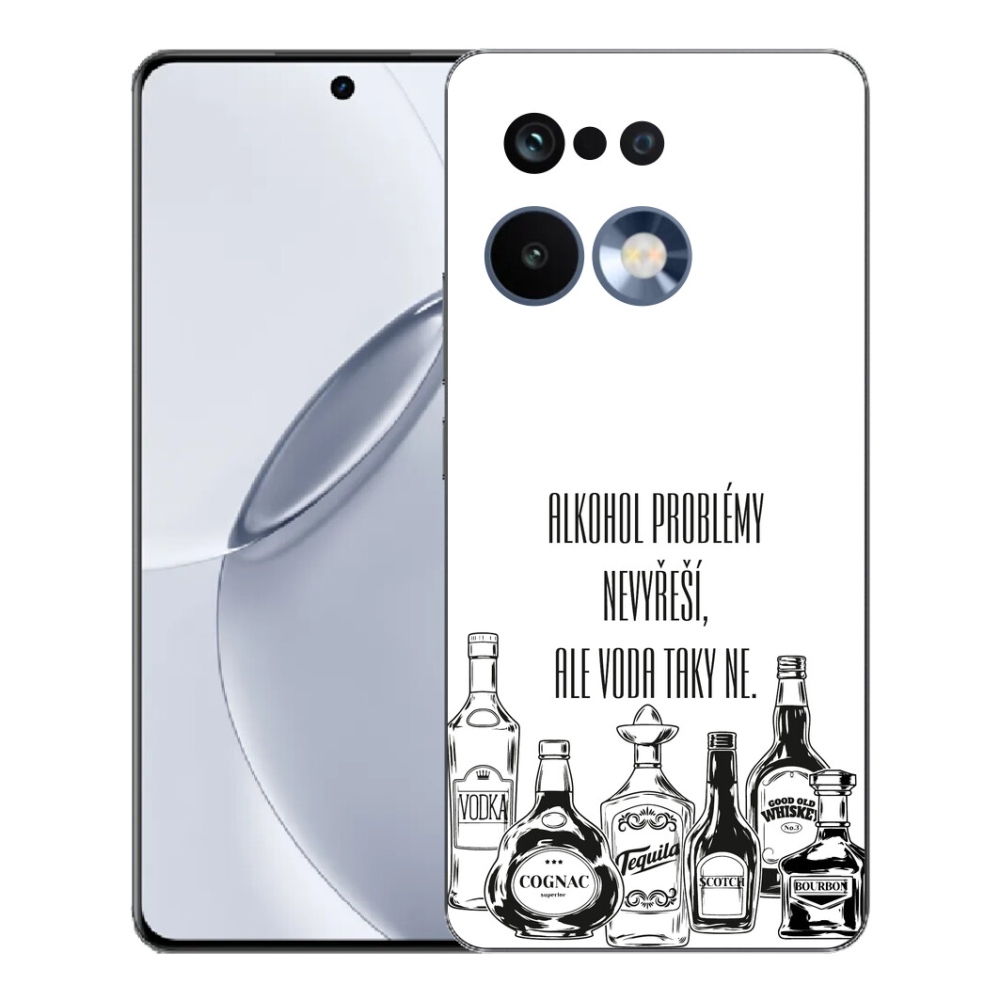 Gelový kryt mmCase na Realme 16 Pro+ - vtipný text bílé pozadí
