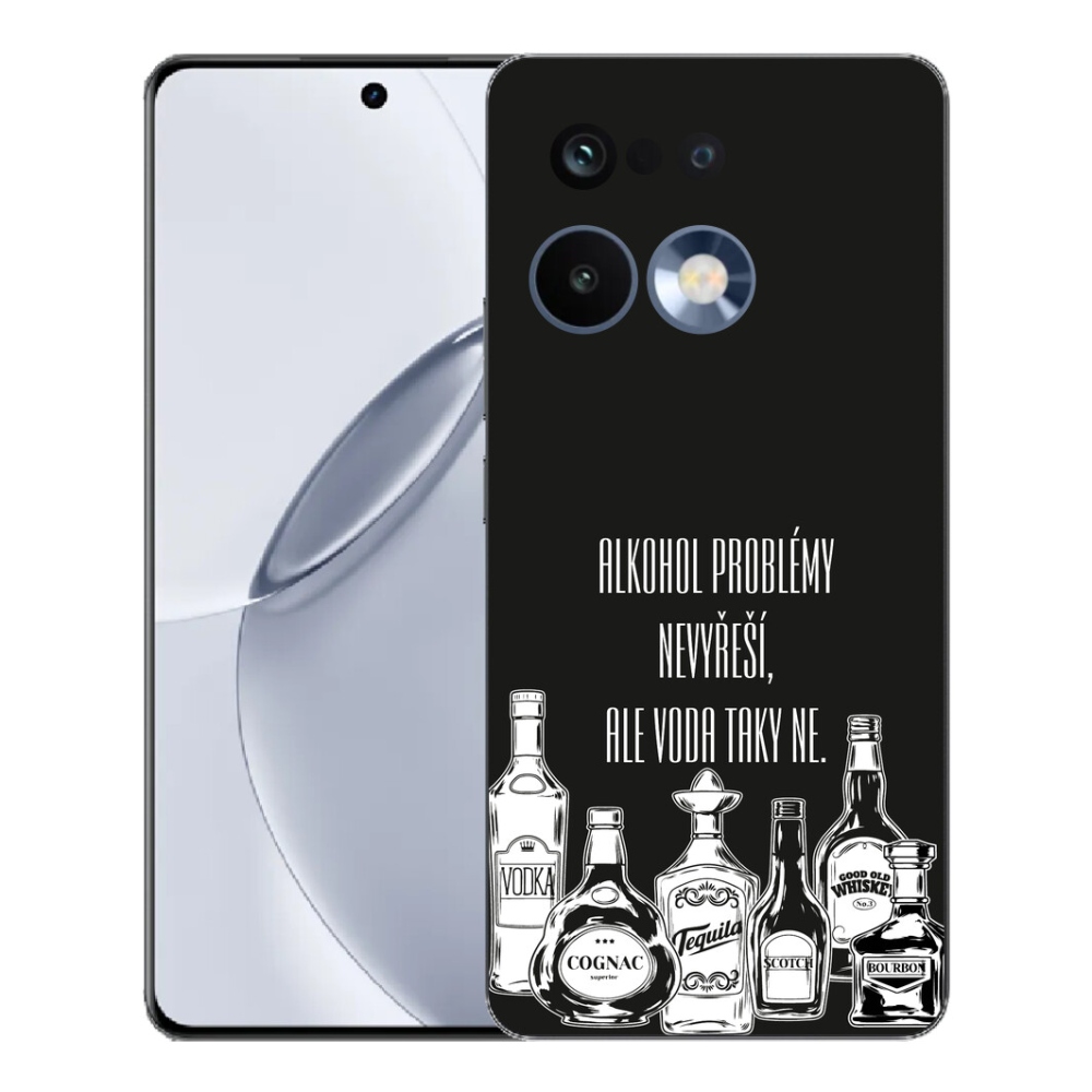 Gelový kryt mmCase na Realme 16 Pro+ - vtipný text černé pozadí