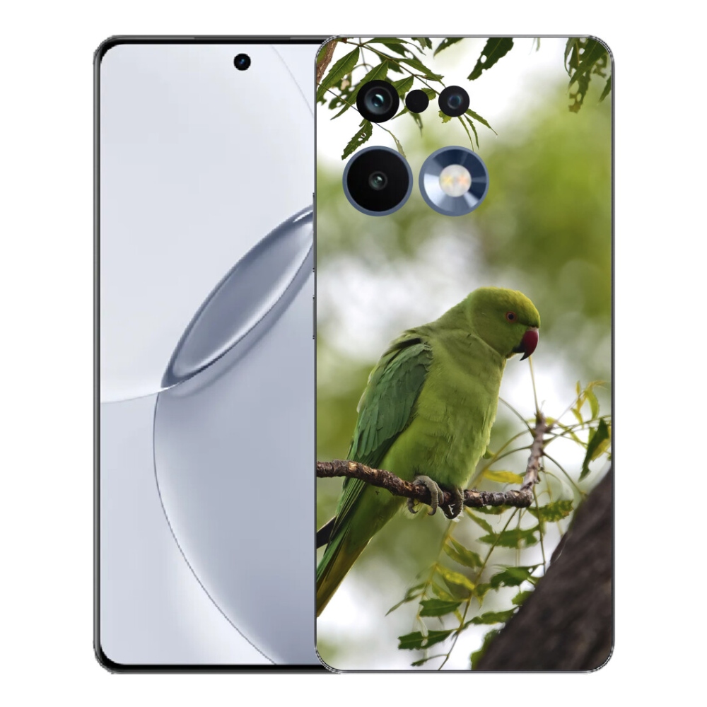 Gelový kryt mmCase na Realme 16 Pro+ - zelený papoušek