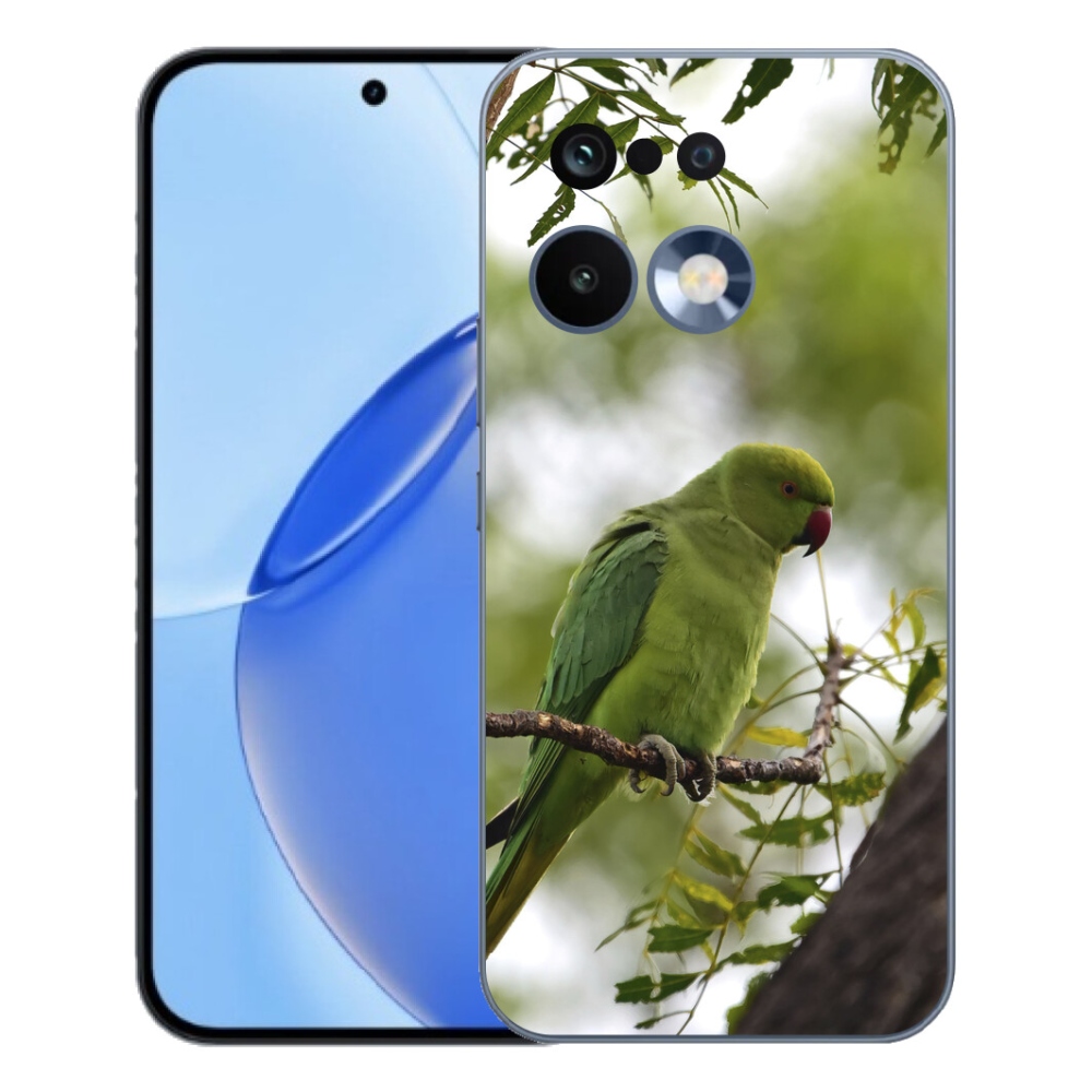 Gelový kryt mmCase na Realme 16 Pro - zelený papoušek