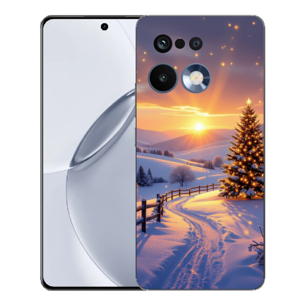 Gelový kryt mmCase na Realme 16 Pro+ - zimní krajina