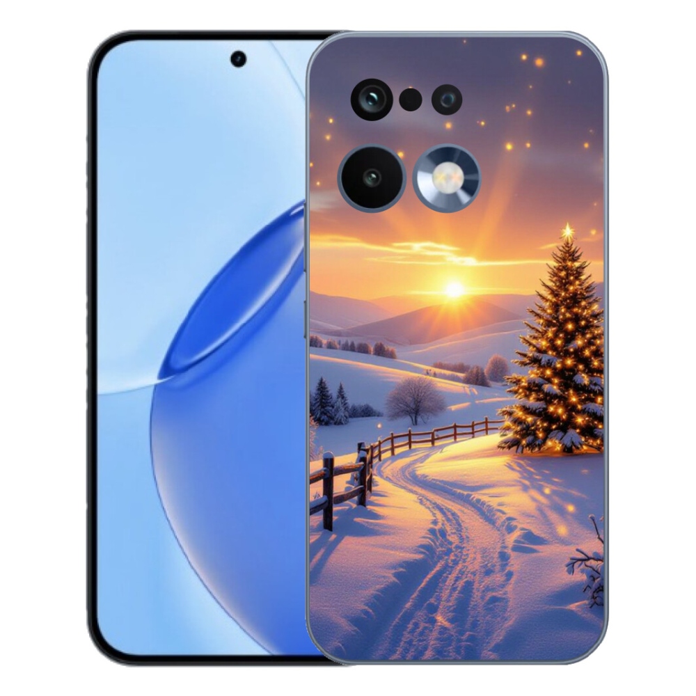 Gelový kryt mmCase na Realme 16 Pro - zimní krajina