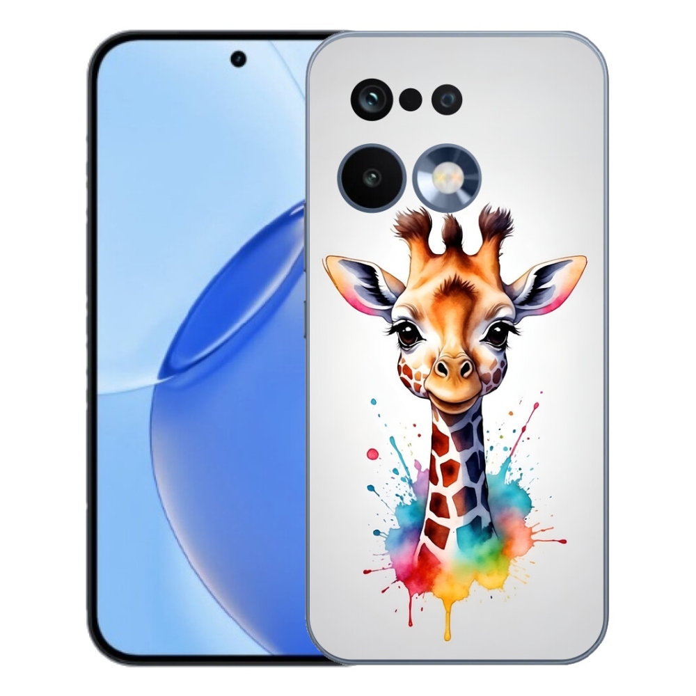 Gelový kryt mmCase na Realme 16 Pro - žirafa 1