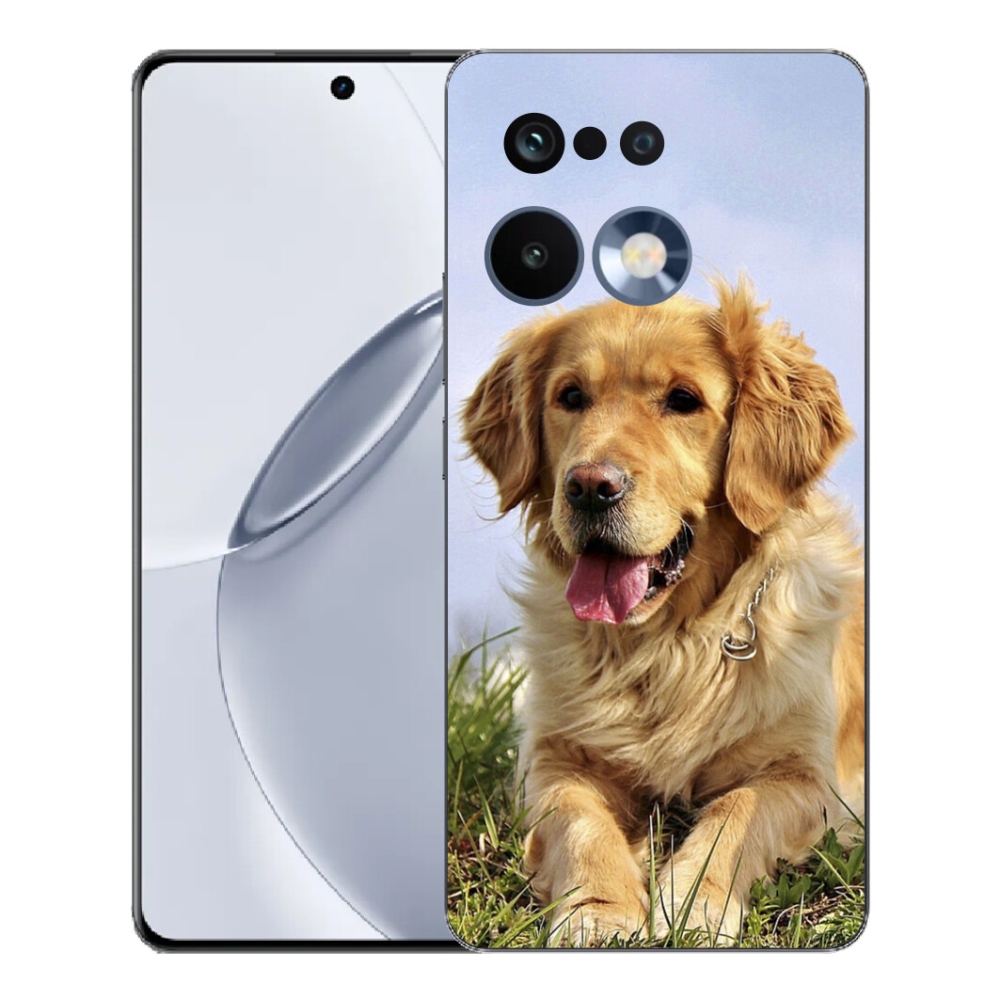 Gelový kryt mmCase na Realme 16 Pro+ - zlatý retrívr