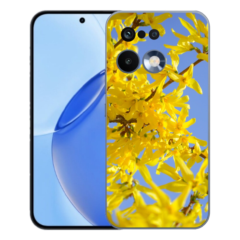 Gelový kryt mmCase na Realme 16 Pro - žluté květy