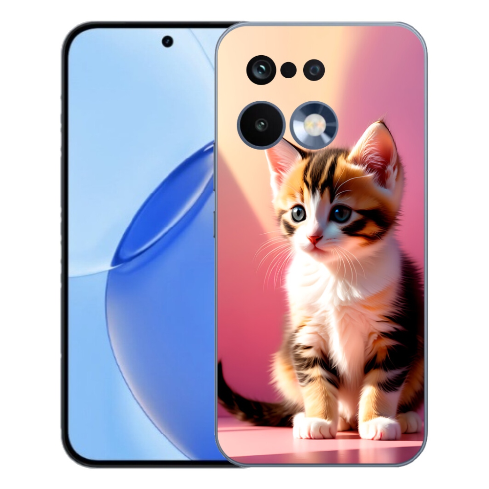 Gelový kryt mmCase na Realme 16 Pro - zvědavé kotě 2