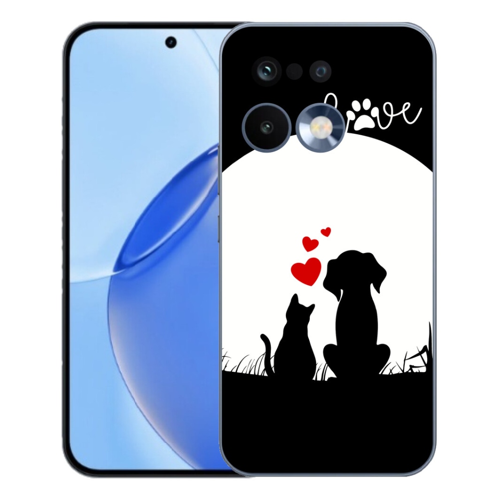 Gelový kryt mmCase na Realme 16 Pro - zvířecí láska