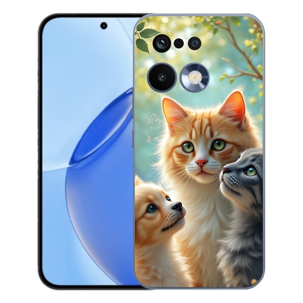Gelový kryt mmCase na Realme 16 Pro - zvířecí přátelství 2
