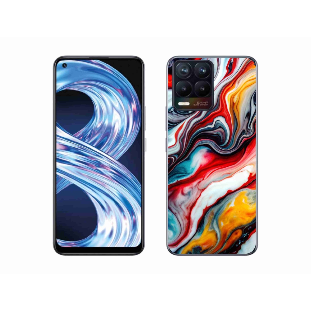 Gelový kryt mmCase na Realme 8 4G - abstraktní motiv 35