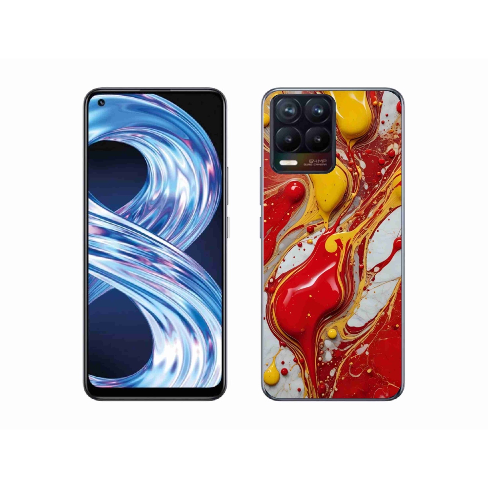 Gelový kryt mmCase na Realme 8 4G - abstraktní motiv 42