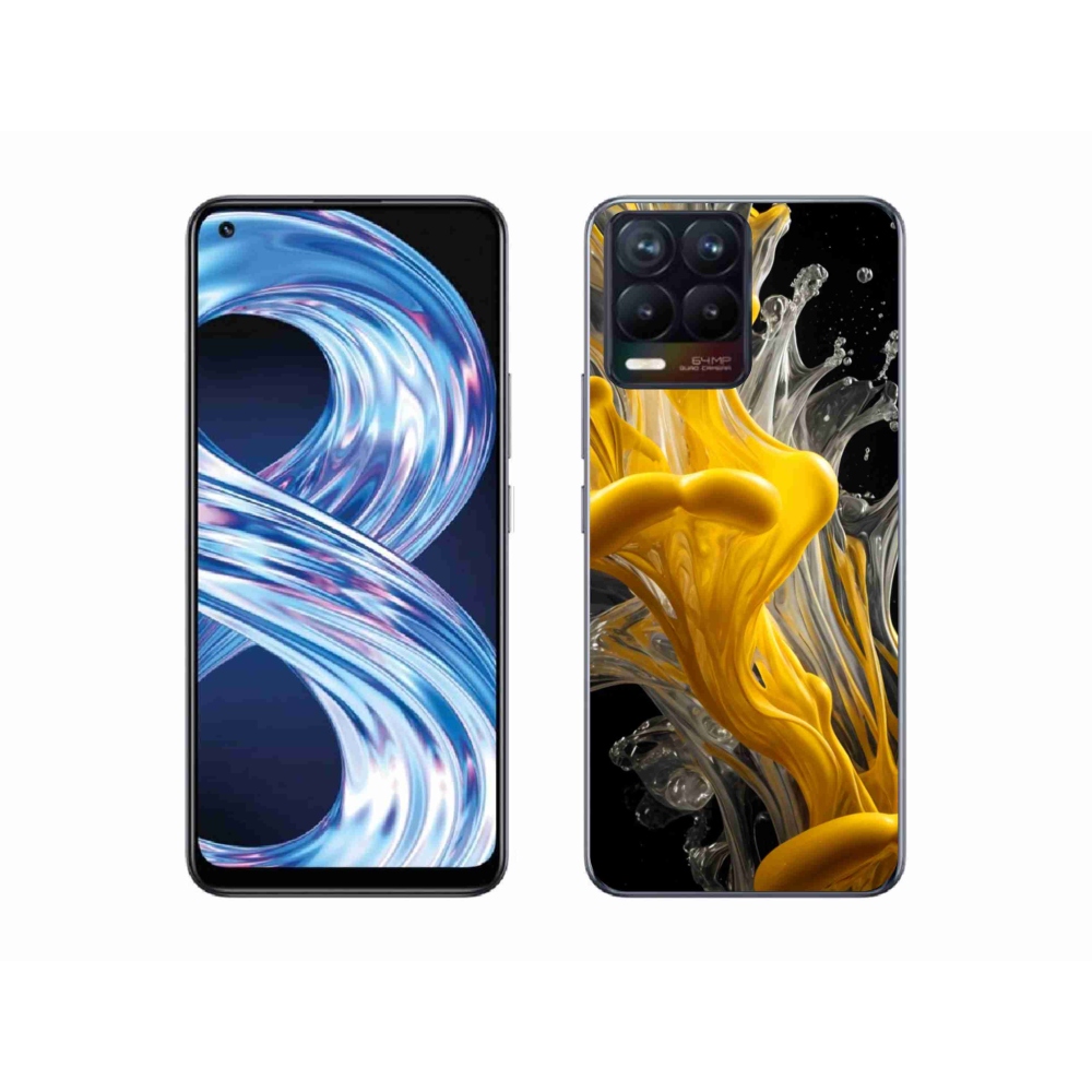Gelový kryt mmCase na Realme 8 4G - abstraktní motiv 48