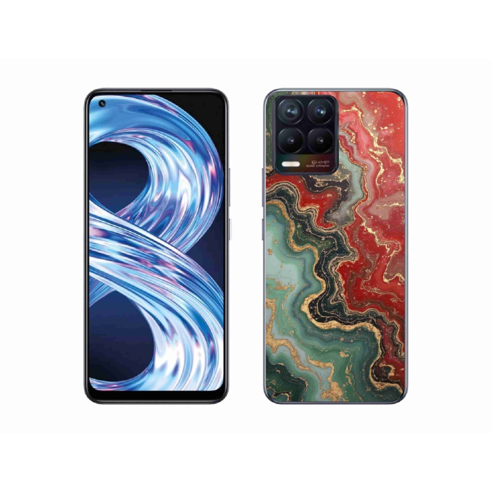 Gelový kryt mmCase na Realme 8 4G - abstraktní motiv 55