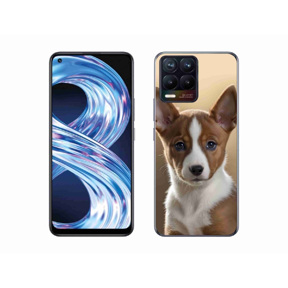 Gelový kryt mmCase na Realme 8 4G - basenji