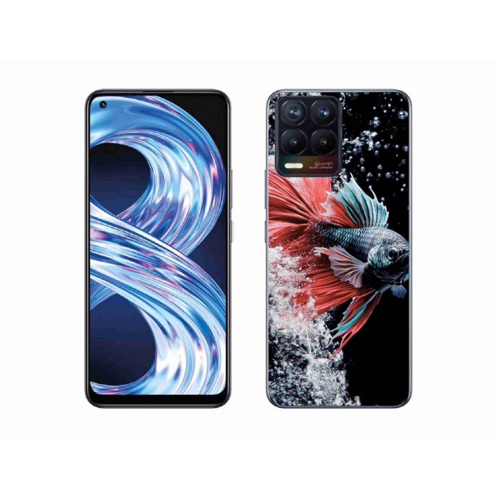 Gelový kryt mmCase na Realme 8 4G - bojovnice pestrá