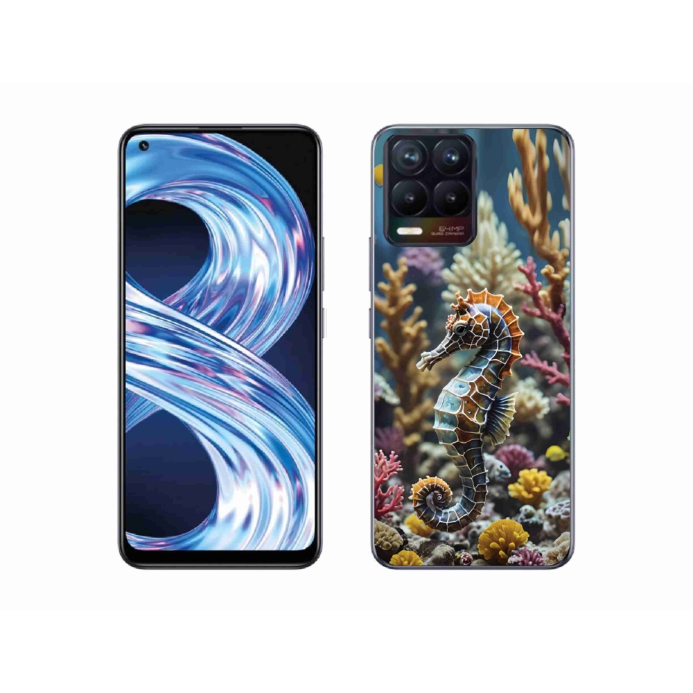 Gelový kryt mmCase na Realme 8 4G - mořský koník 2