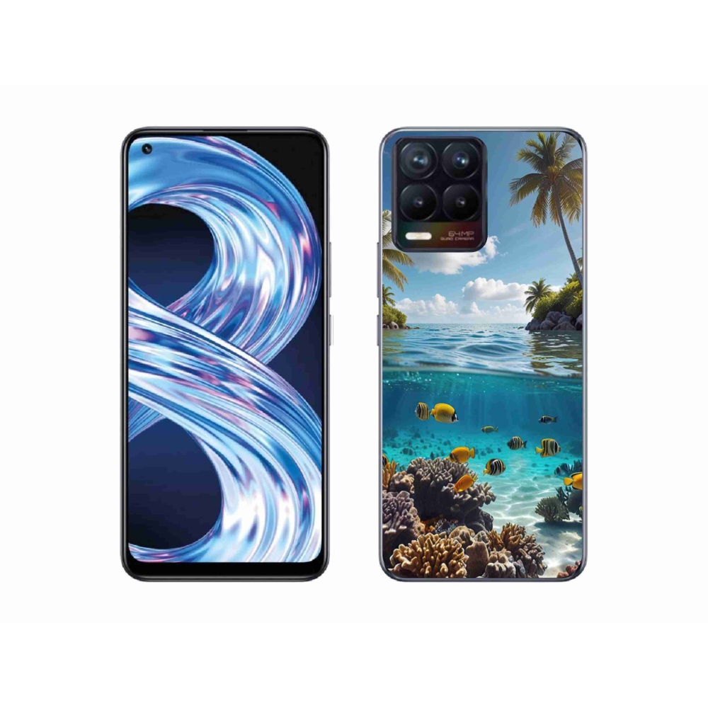 Gelový kryt mmCase na Realme 8 4G - mořský svět 4