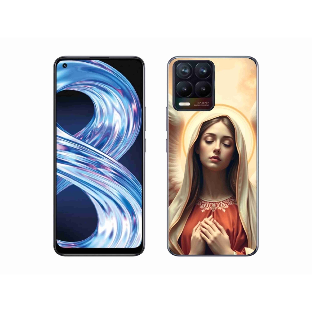 Gelový kryt mmCase na Realme 8 4G - náboženský motiv