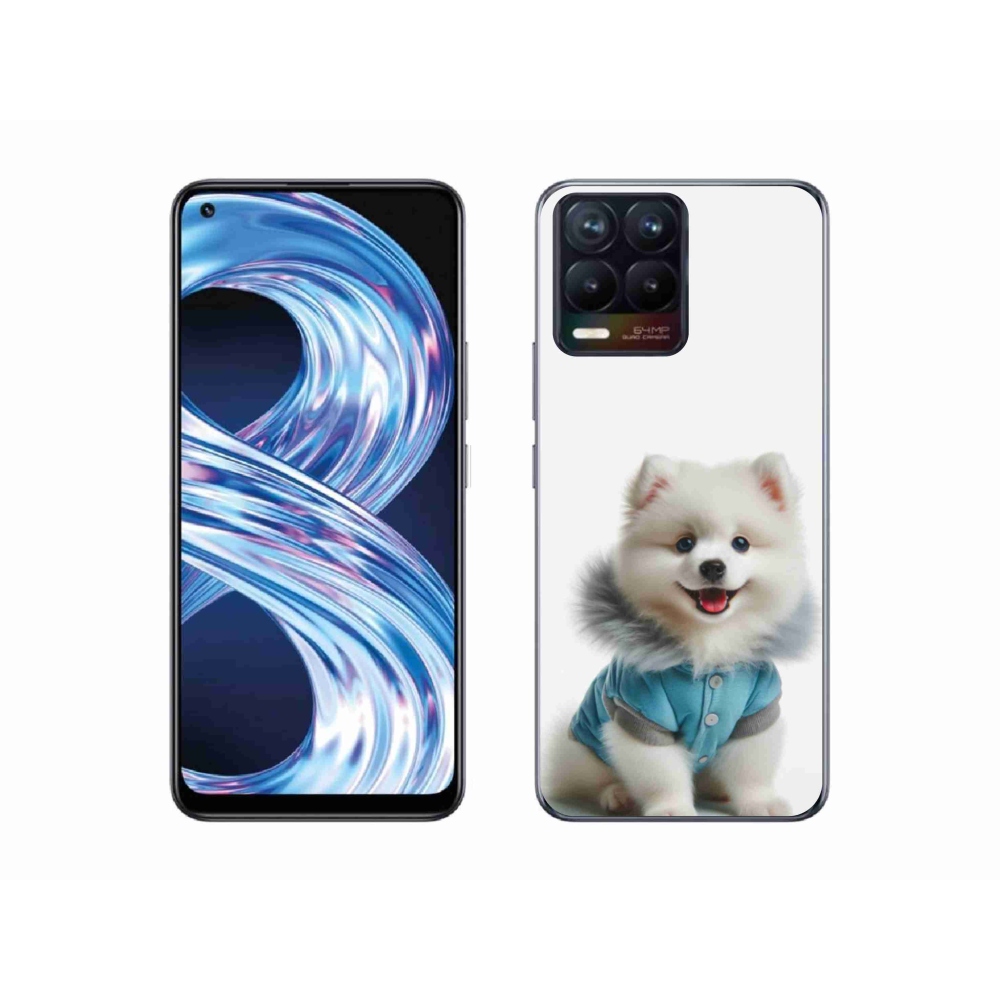 Gelový kryt mmCase na Realme 8 4G - pomeranian