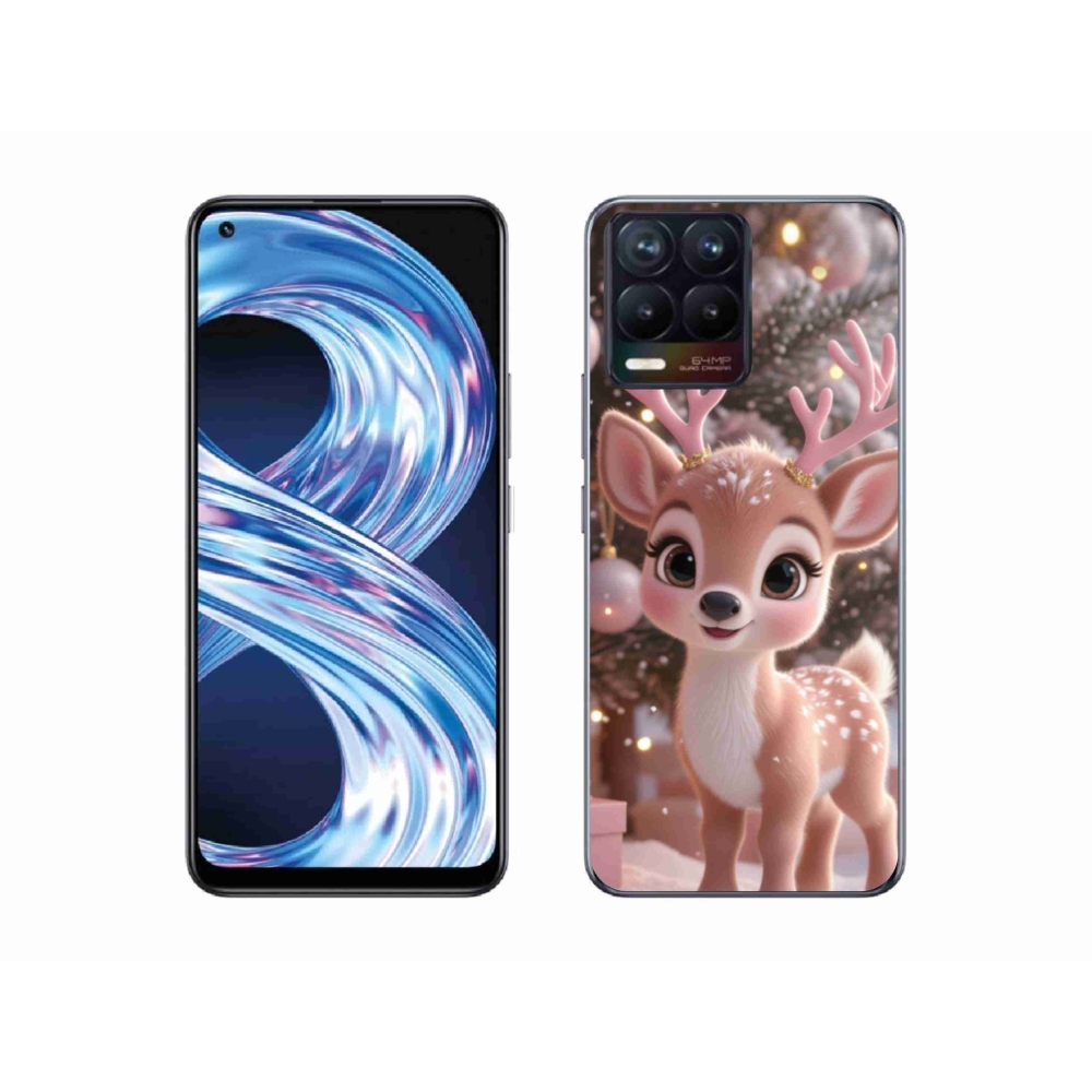 Gelový kryt mmCase na Realme 8 4G - roztomilý sob