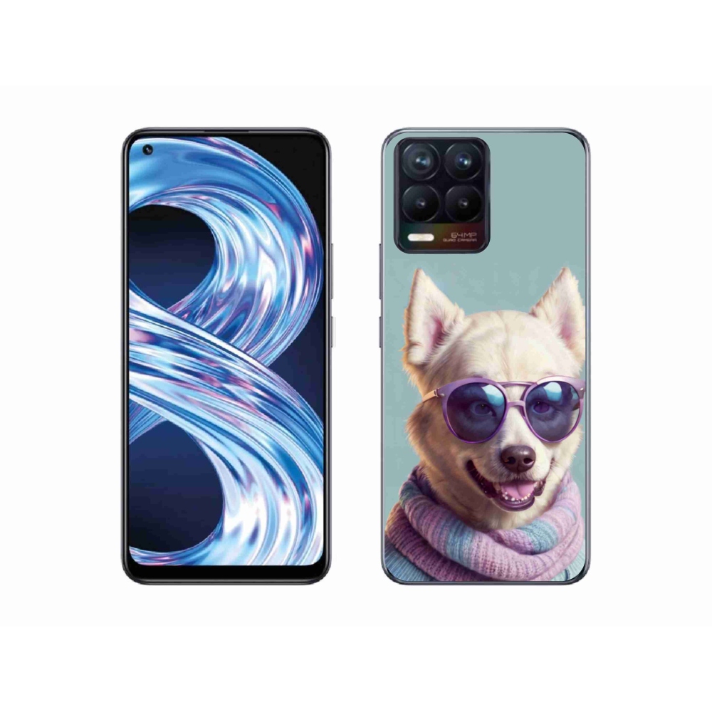Gelový kryt mmCase na Realme 8 4G - stylový německý špic