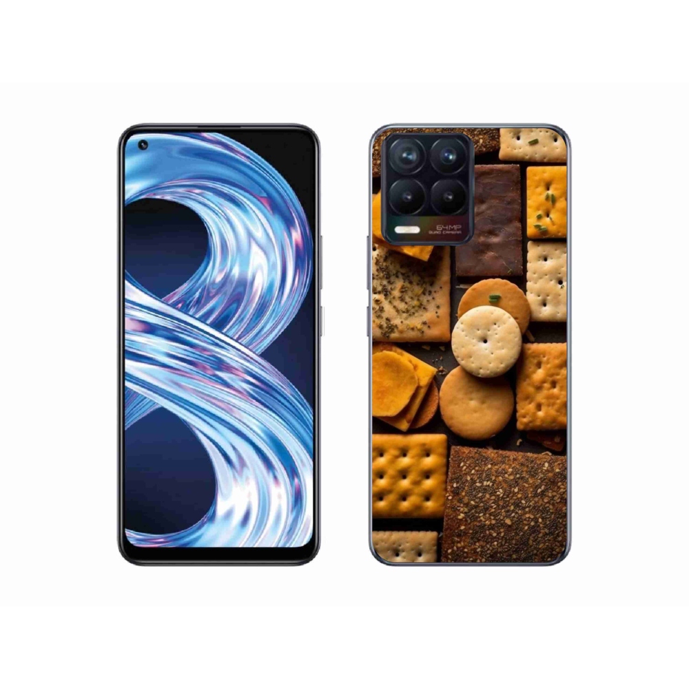 Gelový kryt mmCase na Realme 8 4G - sušenky