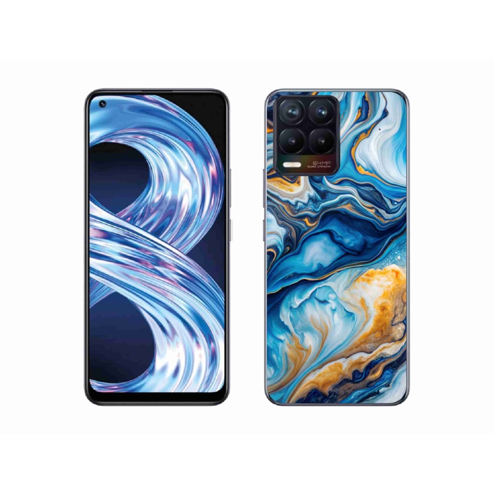 Gelový kryt mmCase na Realme 8 Pro - abstraktní motiv 34