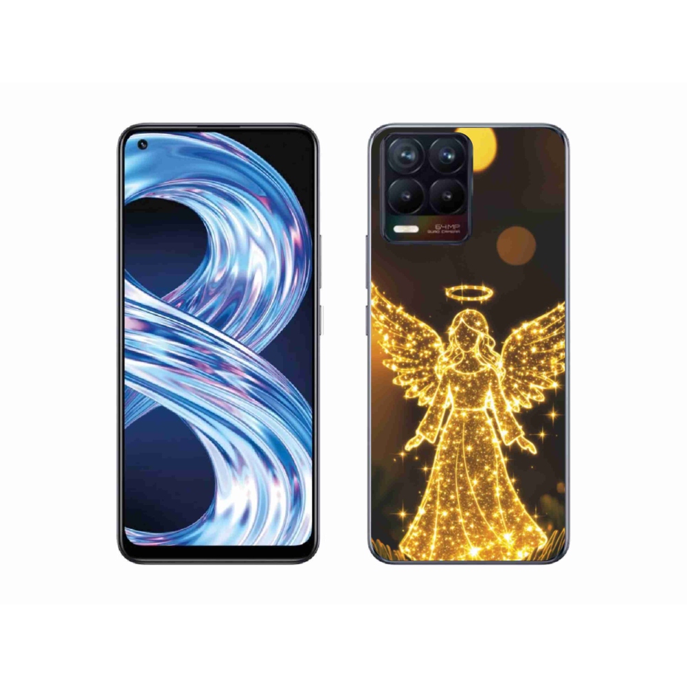 Gelový kryt mmCase na Realme 8 Pro - anděl