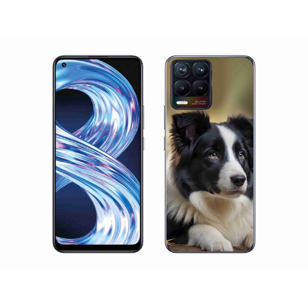 Gelový kryt mmCase na Realme 8 Pro - border kolie 2