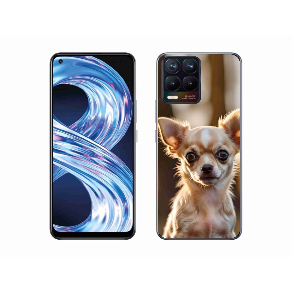 Gelový kryt mmCase na Realme 8 Pro - čivava 6