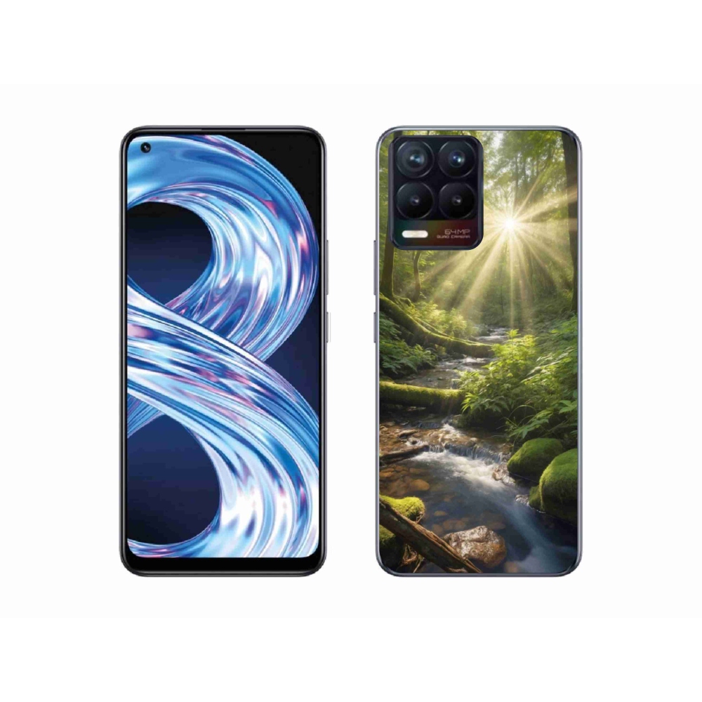 Gelový kryt mmCase na Realme 8 Pro - hlubina lesa
