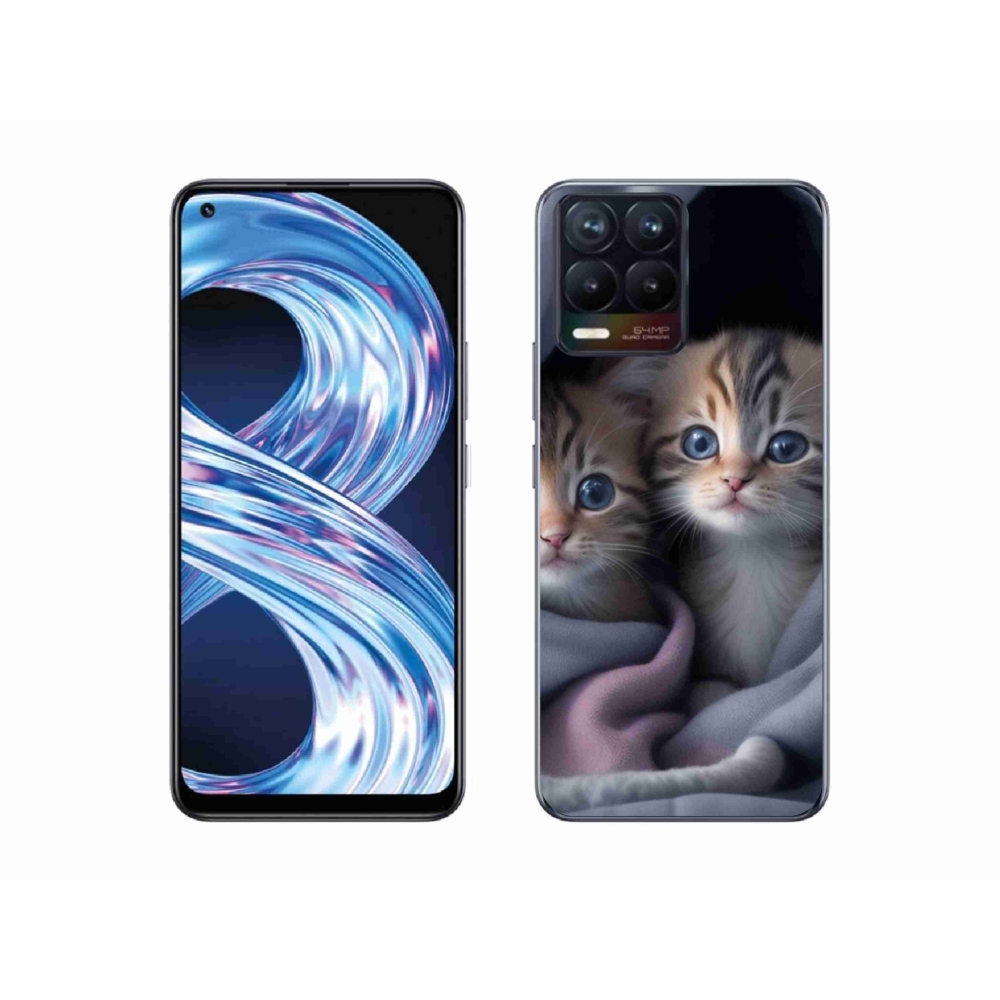 Gelový kryt mmCase na Realme 8 Pro - kočičí duo 2