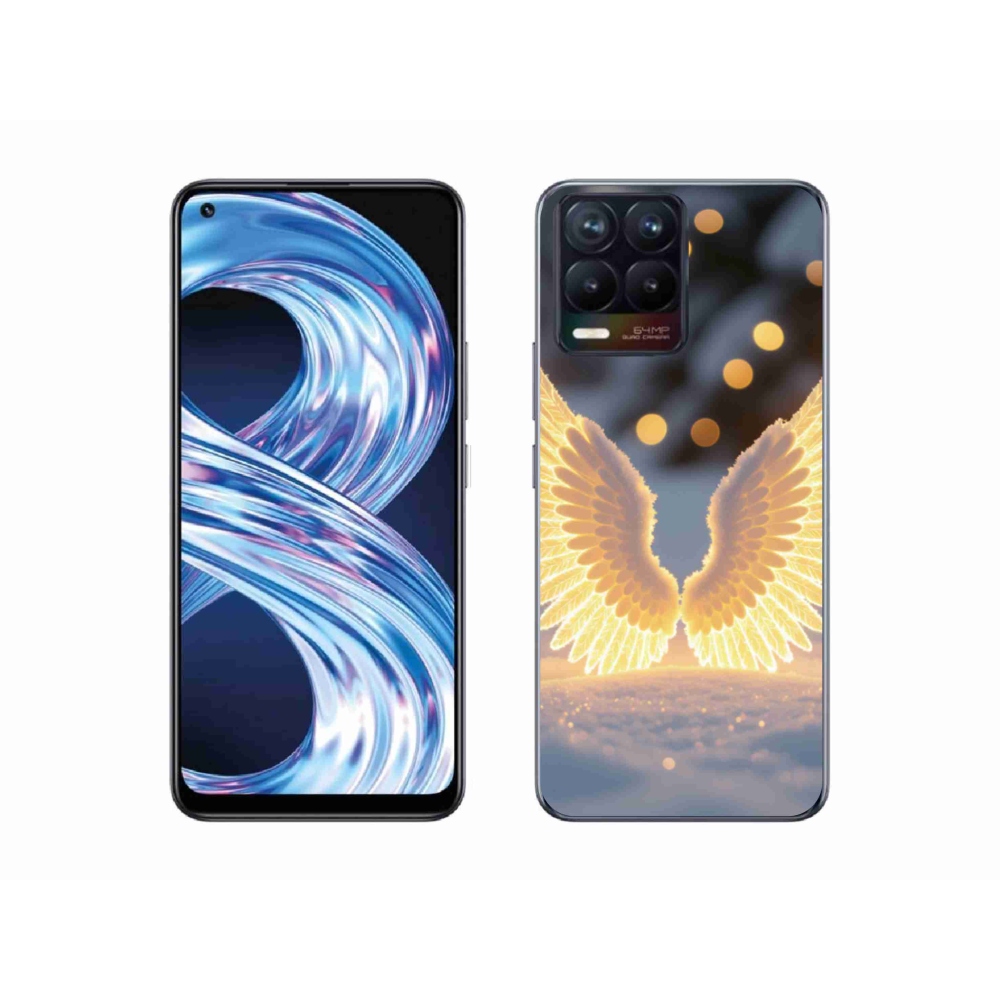Gelový kryt mmCase na Realme 8 Pro - křídla