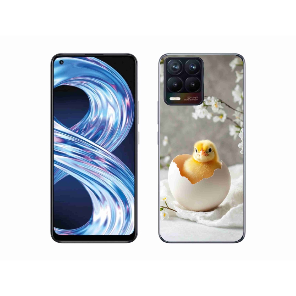 Gelový kryt mmCase na Realme 8 Pro - kuřátko