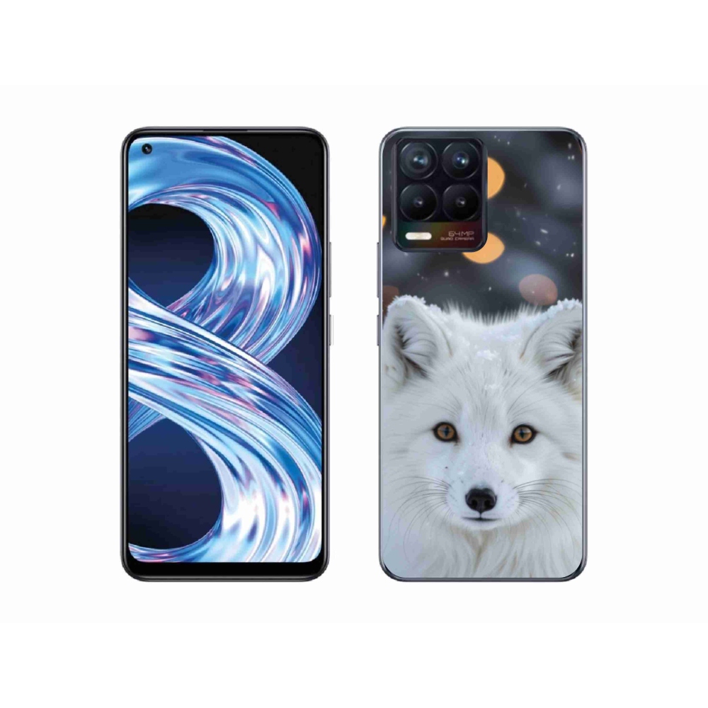Gelový kryt mmCase na Realme 8 Pro - liška polární