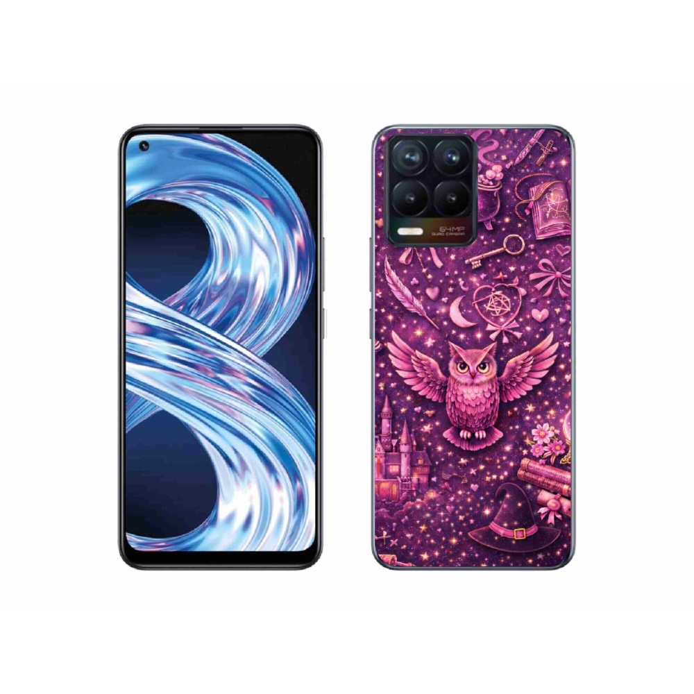Gelový kryt mmCase na Realme 8 Pro - magický svět