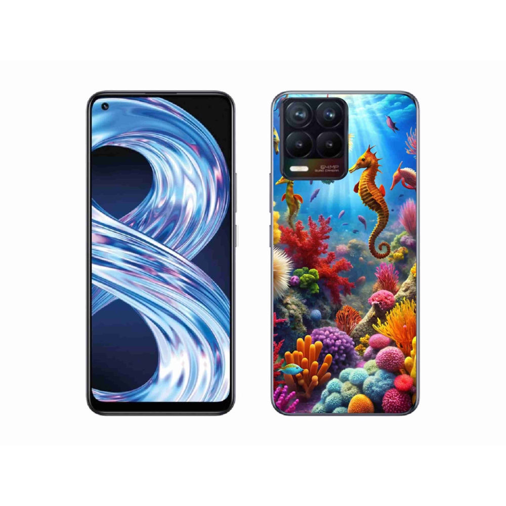 Gelový kryt mmCase na Realme 8 Pro - mořský svět 3
