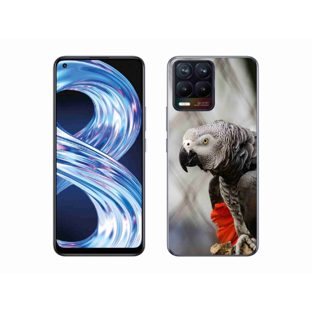 Gelový kryt mmCase na Realme 8 Pro - papoušek žako 3